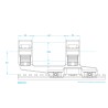 Montage ScalarWorks Fuse-03 Monobloc Cantilever - Diamètre 34 mm - Hauteur 4.0 cm