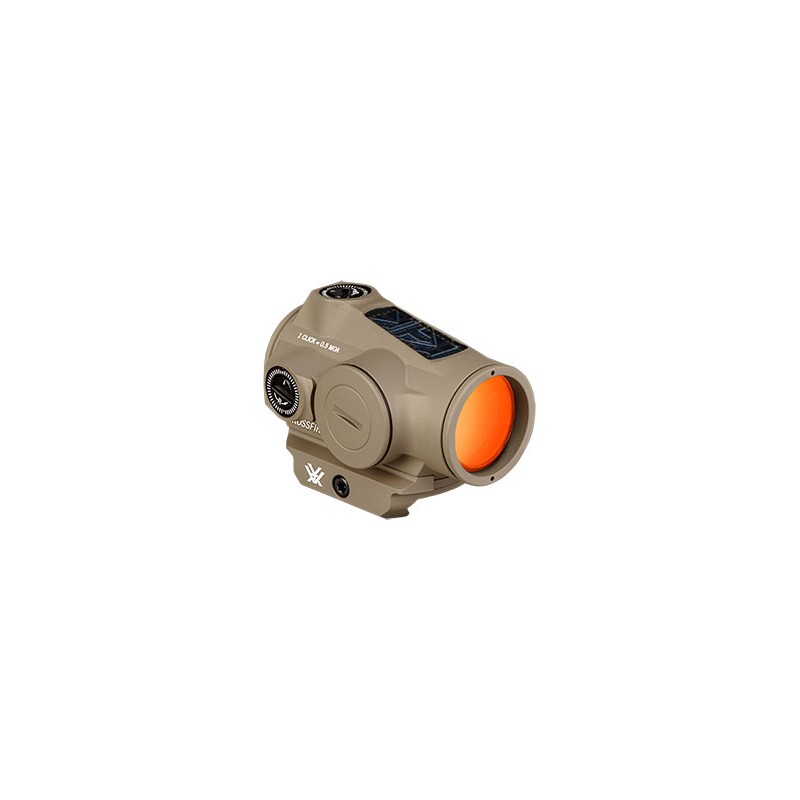 Point Rouge Vortex Crossfire II Solar - Dot 2 MOA - Réticule Rouge - Tan