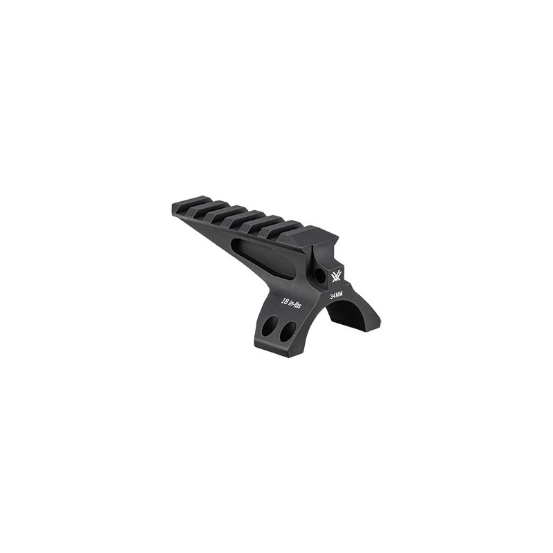 Support de Montage Vortex Pro 12 O'clock Picatinny - Diamètre 34mm