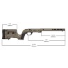 Châssis MDT XRS pour CZ 455 - FDE