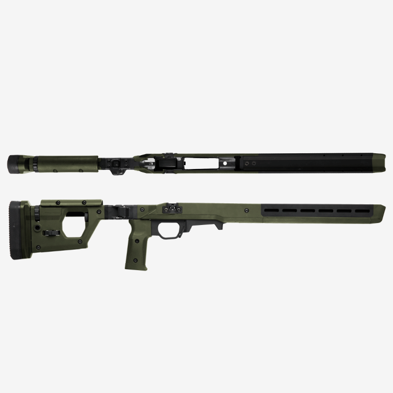 Châssis Magpul Pro 700, crosse pliante - Remington 700 Short Action - OD Green