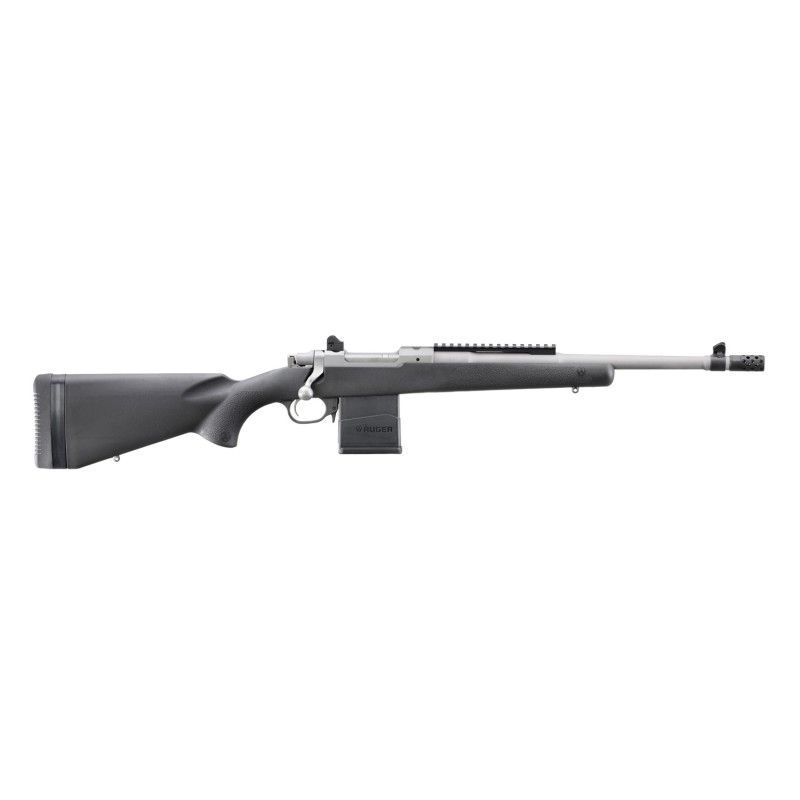 Carabine Ruger Gunsite Scout inox M77-GS 308W - crosse synthétique