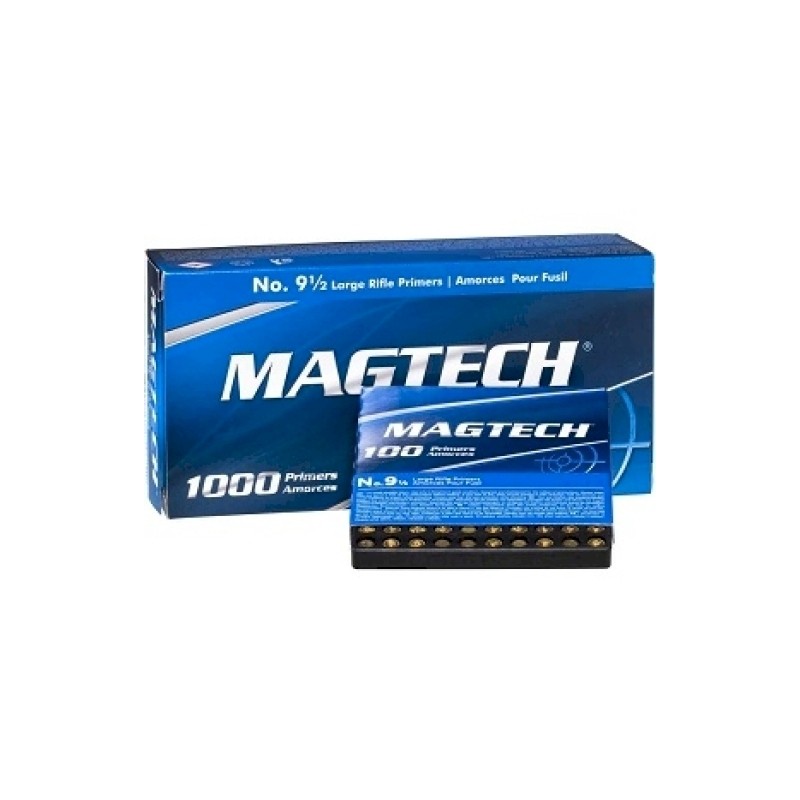 1000 Amorces Magtech Large Rifle - référence 9 1/2 PR-LR+